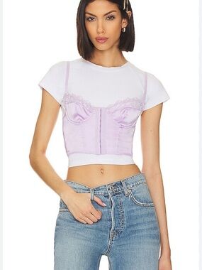 Kat The Label Nicolette Bustier in purple